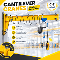 Opération stable 360 °   Grue à flèche murale orientable 1T 3T 5T 10T pour atelier de maintenance