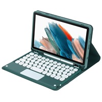 Étui avec clavier pour Samsung Galaxy Tab A9 Plus 11 pouces, clavier détachable, étui magnétique avec emplacement pour stylet pour tablette A9+