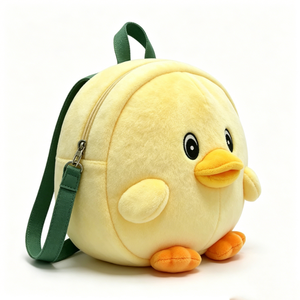 Customized duck plush <b>backpack</b>,kids duck <b>backpack</b>,yellow duck plush bag,cute duck <b>backpack</b> for <b>toddlers</b> - Product Image 1