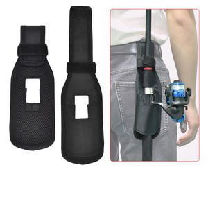 Ceinture de taille OEM en Polyester pour canne à pêche, sac de Support de canne à pêche, sac banane de Support de canne Portable de poche réglable pour l'extérieur - Product Image 2