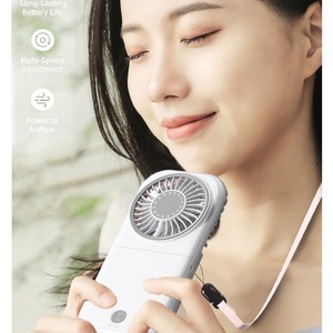 Ventilateur de refroidissement portable pliable en plastique rechargeable 2500 mAh, mini turbo, pour extérieur - Product Image 5