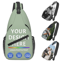 Sac à dos personnalisé pour homme et femme, sac de poitrine, sac bandoulière personnalisé, sac à dos de sport personnalisé, ajouter logo, photo, nom, pour l'extérieur