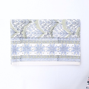 Chemin de table moderne imprimé bloc à main 100% coton biologique Table à manger lin indien décor à la maison Textile écologique durable - Product Image 4