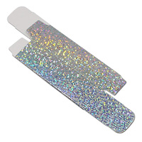 Emballage en boîte pliante en papier pour baume à lèvres, rouge à lèvres et cils, personnalisé, brillant, avec étiquette privée, pour coffret cadeau