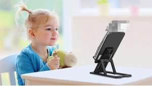 HAWEEL <span class=keywords><strong>Support</strong></span> en plastique de bureau pliable et réglable pour diffusion en direct - Product Image 4