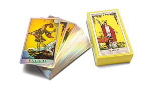 Cartas de Tarot Personalizadas en Español, Cartas de Tarot de Papel Láser de Alta Calidad con Guía, Cartas de Tarot para Adivinación Casual - Product Image 5