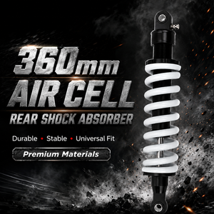 <span class=keywords><strong>Amortisseur</strong></span> arrière réglable à air de 360 mm pour moto tout-terrain, VTT, quad et kart de 150 cc à 250 cc - Product Image 1