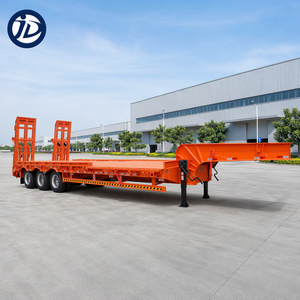 Promotion : Semi-remorque surbaissée 4 essieux, 120 tonnes, pour équipement d'excavation - Product Image 2