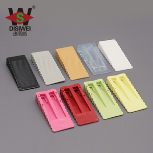 Butée de porte Disiwei 15mm 28mm sans perçage, cale en plastique pour la sécurité des portes - Product Image 2