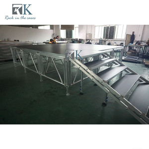 ระบบโครงถักเวทีอลูมิเนียมสำหรับใช้งานกลางแจ้งและในร่ม พร้อมบันได - Product Image 6