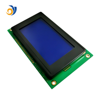 Module d'affichage LCD transmissif graphique à matrice de points 128x64 bleu STN NÉGATIF, écran LCD monochrome graphique COB 128 X 64