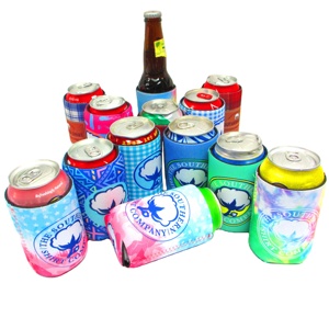 RYO Promotionnel – Glacière pliable isotherme en néoprène de 12 oz, couleur unie, imperméable, pour canettes, impression par sublimation - Product Image 2