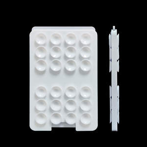 Card Inserting Double-sided Suction Cup <b>Bracket</b> For IPhone Wallet Slot Customizable LOGO Silicone Phone Card Holder - Product Image 4
