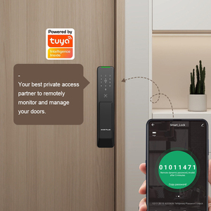Serrure de porte intelligente, Rechargeable par Usb, sans clé, à empreintes digitales, étanche et antivol, verrou de sécurité - Product Image 4