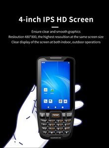 Cầm tay máy quét mã vạch di động PDA thiết bị đầu cuối hàng tồn kho UHF RFID Android Reader doanh nghiệp máy tính di động cho thời gian tham dự - Product Image 5