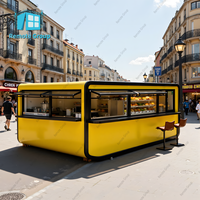 Estructuras personalizables móviles modernas de lujo de 20 pies Modular Apple Cabin Container House Apple Cabin Prefab Tiny