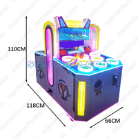 Machine d'arcade à pièces de haute qualité plus récent Whack Mole Hit UFO Kids 'Frapper Pig Hammer Game-Vente en gros pas cher