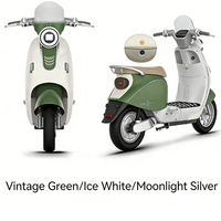 Scooter Électrique de Luxe à 2 Roues avec Compartiment de Rangement Mobile, Frein à Disque Avant 180 et Frein à Tambour Arrière 110, Modèle Cappuccino, à Vendre