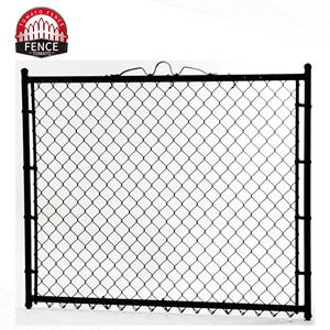 Clôture diamantée cyclone <span class=keywords><strong>de</strong></span> 8 pieds 6 pieds grillage pvc <span class=keywords><strong>noir</strong></span> vinyle enduit maillon <span class=keywords><strong>de</strong></span> chaîne clôture rouleau - Product Image 1