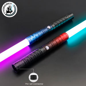 TXQsaber A05 RGB <span class=keywords><strong>sabre</strong></span> <span class=keywords><strong>laser</strong></span> 58cm lame courte pour enfants Blaster Stunt 4 Soundfonts 12 couleurs changeantes jouets lumineux pour enfants - Product Image 1