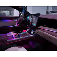 Éclairage d'ambiance LED de précision pour voiture, bande de fibres optiques acryliques Symphony pour BYD Dolphin DM-i High 2023-2024, amélioration de l'intérieur
