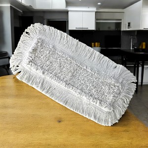 Mopa para Polvo Gizmop de 40 cm, con Bucle de Algodón, Tela de Poliéster, Antibacteriana, Reutilizable, Sostenible, Duradera, Autoescurrible, para Pisos de Parquet - Product Image 4