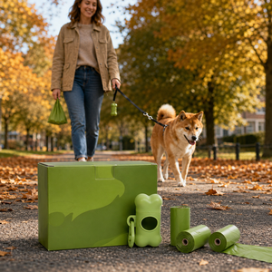 Bolsas de basura para perros de PE duraderas de fábrica para pedidos al por mayor, con costuras fuertes y control de olores para paseos diarios y viajes, embalaje personalizado - Product Image 4