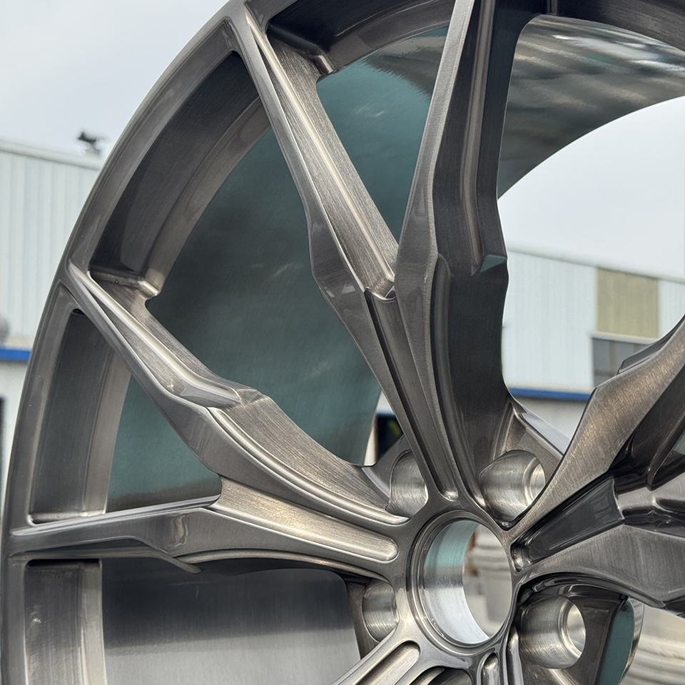19 20 21 22 Inch Alloy Car Wheels 5x112 Brushed Gray Forged Monoblock ...