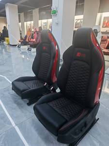 Accessori per Interni Auto di Fabbrica, <span class=keywords><strong>Coprisedili</strong></span> in Pelle di Vacchetta e Microfibra per <span class=keywords><strong>Audi</strong></span> A4 <span class=keywords><strong>A6</strong></span> A7 Rs6 S4 - Product Image 5