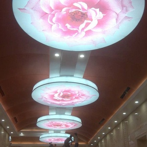 ZHIHAI-Estampado de océano de peces, material de decoración interior moderna <span class=keywords><strong>para</strong></span> hotel, techo elástico 3d - Product Image 5