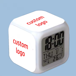 <span class=keywords><strong>Anime</strong></span> Colorful Student Petit Cadeau Couleur Changeante Veilleuse Réveil - Product Image 2