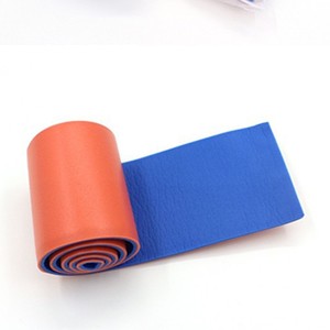 Pipal Tree Emergency Roll-Up Board 7.5*25cm 11*40cm 11*92cm Orange High <b>Polymer</b> Foam Joint Fixation Brace - Product Image 2