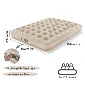 Convient pour <span class=keywords><strong>2</strong></span> <span class=keywords><strong>personnes</strong></span> Double Size Thin Sleeping Pad Picnic Sel Gonfler Sleeping Pad - Product Image 2