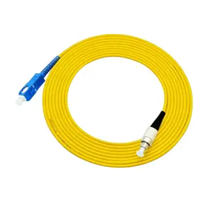 Factory supply SC to FC OS2 Jumper Optical Patch Cord Single Mode SC Fiber Optic Patch Cords