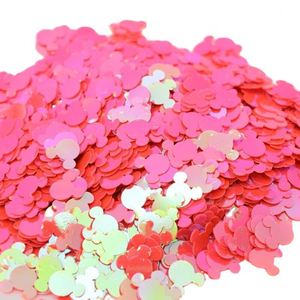 Lentejuelas de PVC con diseño de cabeza de Mickey, coloridas, sueltas, personalizadas, de 1 kilogramo, para decoración, accesorios de bricolaje - Product Image 5