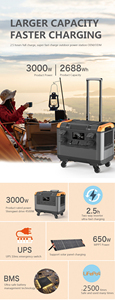 210000mAh lipepo4 năng lượng lưu trữ 3KW Trạm điện, khẩn cấp di động 3000 Wát năng lượng mặt trời Trạm điện cho nhà cắm trại ngoài trời - Product Image 5