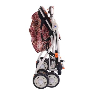 <b>Foldable</b> portable elderly shopping <b>cart</b>, 4 wheels, with seat, for grocery - Product Image 2