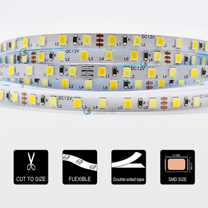 Dải Đèn <span class=keywords><strong>Led</strong></span> Dc 12V Cri 90 Lumen Cao Smd 2216 Kết Hợp Hai Màu Trắng 2700K 6000K Cái/mét 240 Dải Đèn <span class=keywords><strong>Led</strong></span> Siêu Mỏng 15W Linh Hoạt - Product Image 2