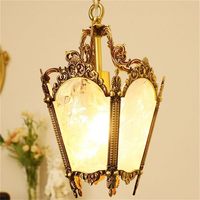Lampe suspendue en verre de canne française avec télécommande, hauteur réglable, pour restaurant, chambre à coucher, lustre