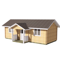 En PROMOTION : Maison Modulaire Traditionnelle en Bois, Cabane Préfabriquée, Chalet en Bois/Cabane de Jardin