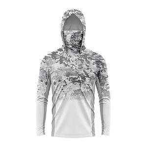 Camisas de Pesca con Capucha y Máscara Facial Desmontable, Protección Solar UPF 50+, Manga Larga, Secado Rápido, Equipo de Pesca Personalizado - Product Image 6