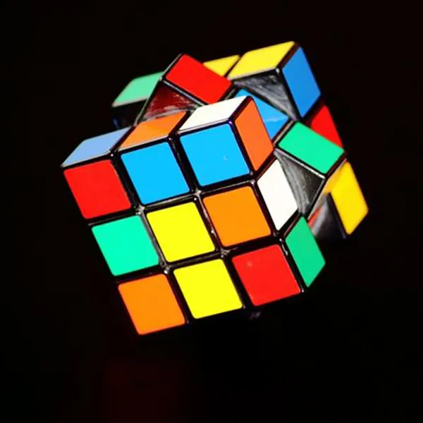 Cubo mágico espelhado de arte 3x3, design personalizado, emborrachado, suave
