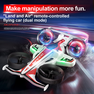 Nouveautés : Voitures <span class=keywords><strong>de</strong></span> <span class=keywords><strong>Course</strong></span> Télécommandées 2-en-1 et Drones Volants – Jouet Quadricoptère pour Enfants, Cadeau Idéal, Vitesse Réglable, Vol jusqu'à 80m - Product Image 2
