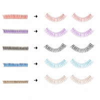 Nouvelles extensions de cils individuels pré-faites en forme de nœuds, sans nœuds, faciles à poser, pour un volume pré-fait, pour les yeux