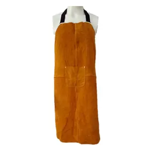 Leather Welding Apron With Stitching for Welders