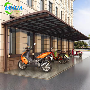 Nouveau <span class=keywords><strong>garage</strong></span> d'abri d'auto de polycarbonate de conception avec le cadre en aluminium - Product Image 3