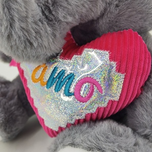 Venta al por mayor elefante suave de peluche de juguete con Te Amo <span class=keywords><strong>amor</strong></span> corazón regalos del Día de San Valentín - Product Image 5