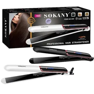 전문 적외선 머리카락 Straightener 전문 세라믹 플랫 스트레이트 부드러운 미용 도구