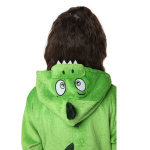 <span class=keywords><strong>Peignoir</strong></span> en flanelle de luxe pour filles et tout-petits, design <span class=keywords><strong>dinosaure</strong></span>, à capuche, chaud et moelleux - Product Image 6