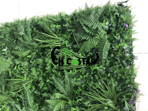 Venta al por mayor jardín de 100*100CM <span class=keywords><strong>vertical</strong></span> verde de la pared/decoración al aire libre de la pared de plantas artificiales - Product Image 3